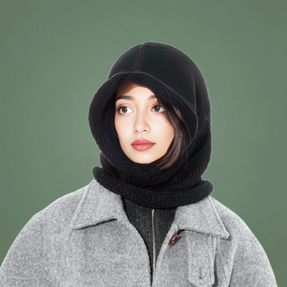 Cozy Knitted Thermal Hat Neck  - Outdoor Sport Climbing Gear ulasan dan harga